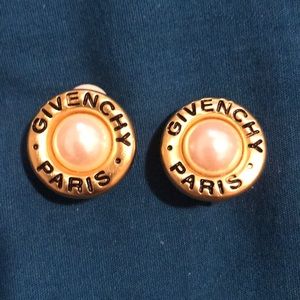 Vintage Givenchy clip on earrings